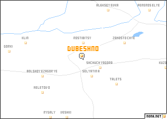 map of Dubeshno