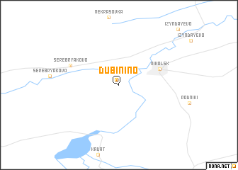 map of Dubinino