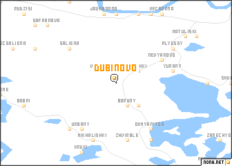 map of Dubinovo