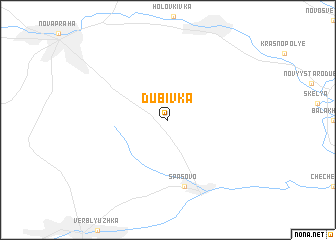 map of Dubivka