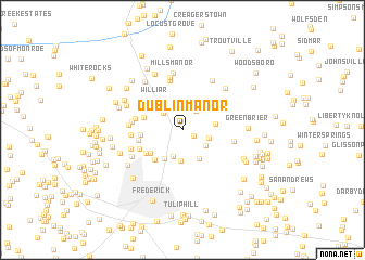 map of Dublin Manor