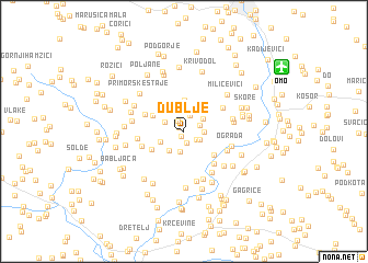 map of Dublje