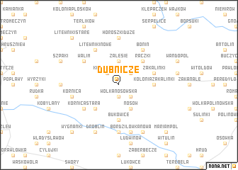 map of Dubnicze