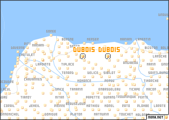 map of Dubois