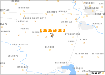 map of Dubosekovo