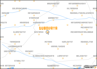 map of Dubovaya