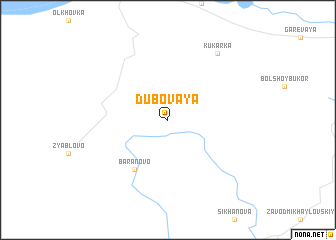 map of Dubovaya