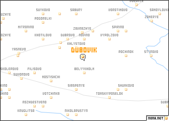 map of Dubovik