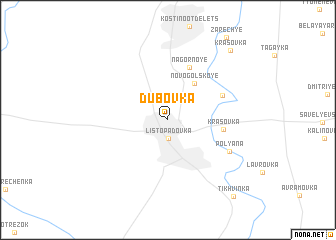 map of Dubovka