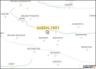 map of Dubovlyany