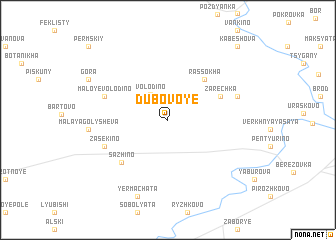 map of Dubovoye