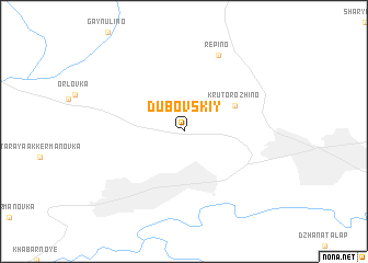 map of Dubovskiy