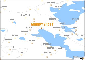 map of Dubovyy Most
