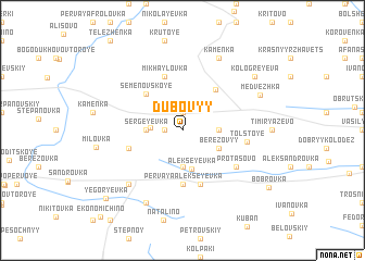 map of Dubovyy