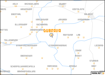 map of Dúbrava