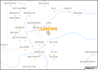 map of Dŭbrava