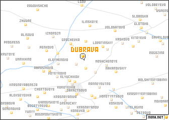 map of Dubrava