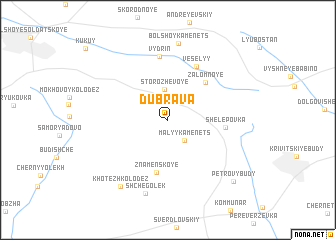 map of Dubrava