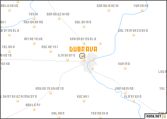 map of Dubrava