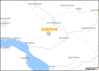 map of Dubrava