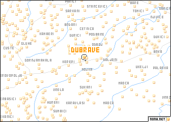 map of Dubrave