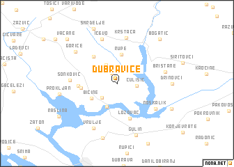 map of Dubravice