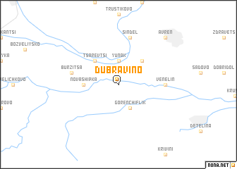 map of Dŭbravino