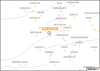 map of Dubrova