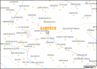 map of Dubrova