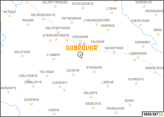 map of Dubrovka