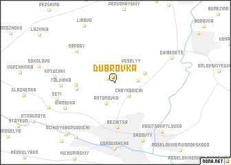 map of Dubrovka