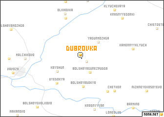 map of Dubrovka