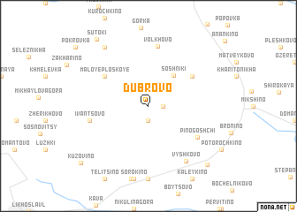 map of Dubrovo