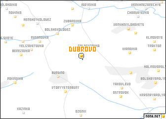 map of Dubrovo