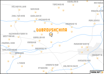 map of Dubrovshchina