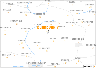 map of Dubrovskiy