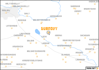 map of Dubrovy