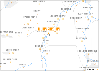 map of Dubyanskiy