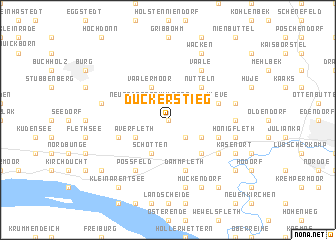 map of Dückerstieg