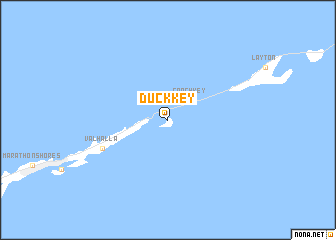 map of Duck Key