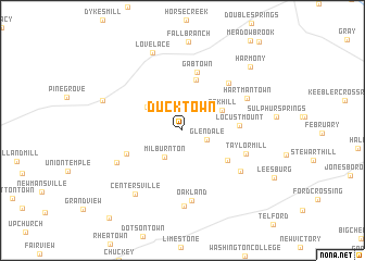 map of Ducktown