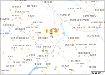 map of Dūdak