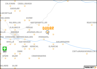 map of Dúdar