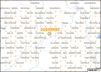 map of Dudhāhār