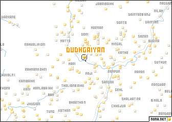 map of Dudhgaiyān