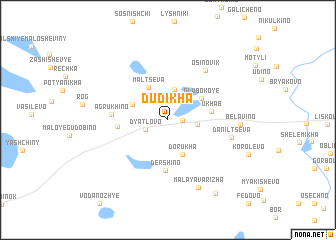 map of Dudikha