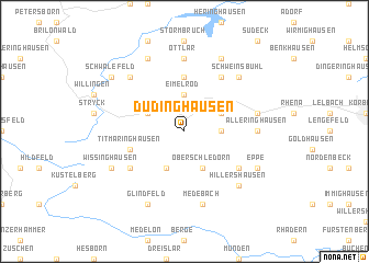 map of Düdinghausen