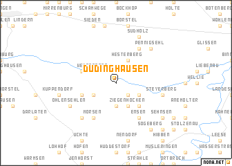 map of Düdinghausen