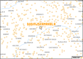 map of Dudinjska Mahala