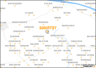 map of Dudintsy